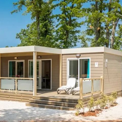 Stacaravan 5 personen - Premium 2 slaapkamers 2 badkamers Premium zone