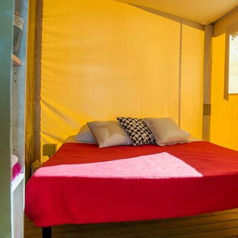 Tent 5 personen - Eco Lodge Tent | 2 Slaapkamers | 4/5 Personen | Enkel Terras | Geen Badkamer