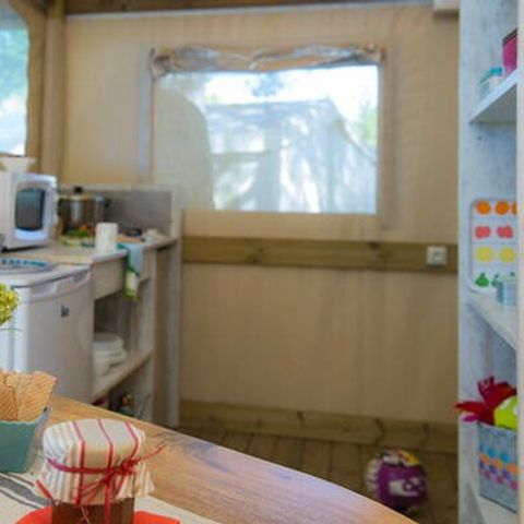 Safaritent 5 personen -  2 slaapkamers | 5 personen | Single terras | Geen badkamer