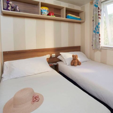 Stacaravan 8 personen - Mobile-home | Comfort | 3 slaapkamers | 6/8 pers. | Verhoogd terras | Airconditioning