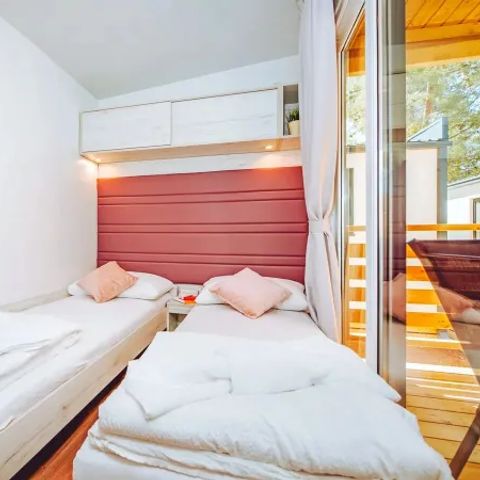 Stacaravan 6 personen - Stacaravan 6 personen - Comfort Plus 3 slaapkamers en 2 badkamers Lounge