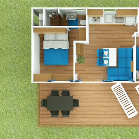 Stacaravan 6 personen - Istrisch huis (MHPIV)