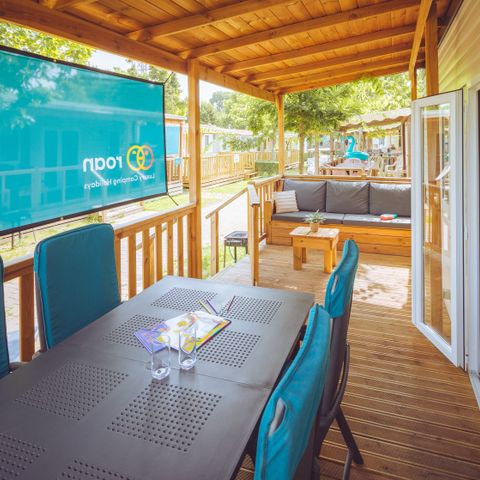 Stacaravan 6 personen - Stacaravan 6 personen - Premium 3 slaapkamers Relax zonder tv