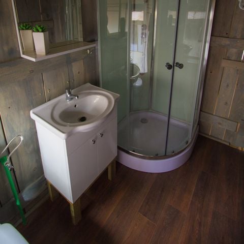 Safaritent 4 personen - Safaritent + sanitair