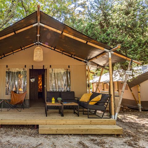 Safaritent 6 personen - Safaritent Lodge + airco (6P)