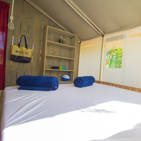 Safaritent 4 personen - Safaritent + sanitair + airco (5P)