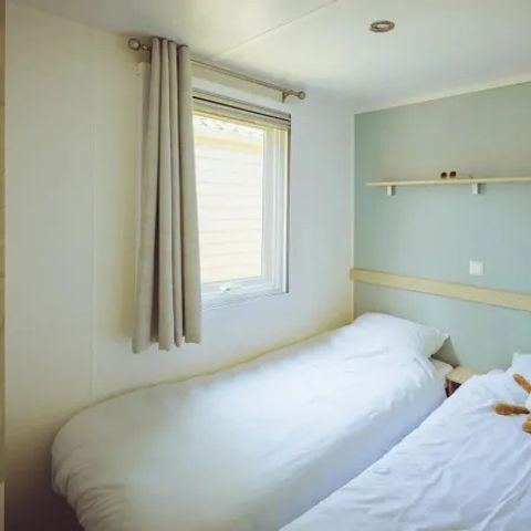 Stacaravan 6 personen - Premium 3 slaapkamers 2 badkamers Lounge