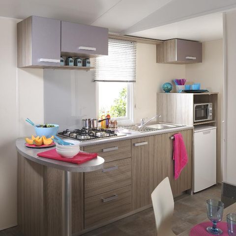 Stacaravan 6 personen - Comfort