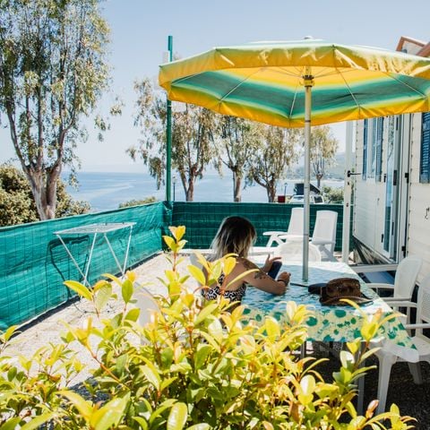 Stacaravan 5 personen - Met uitzicht op zee