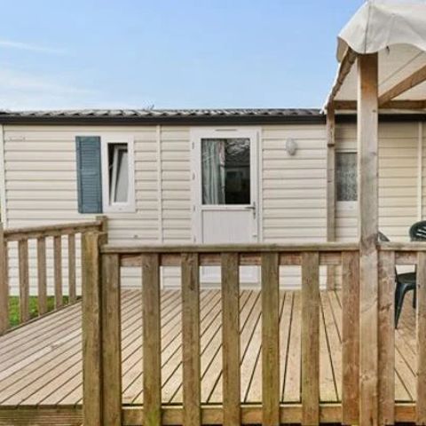 Stacaravan 6 personen - Mobile-home | Comfort | 3 Slaapkamers | 6 Pers. | Verhoogd terras | Airconditioning