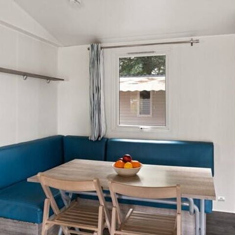 Stacaravan 4 personen - Comfort | 2 Slaapkamers | 4 Pers | Verhoogd terras | Airconditioning