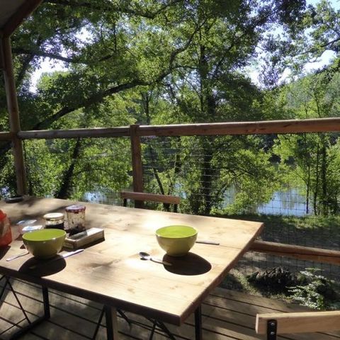 Bungalow 4 personen - LODGE op palen 32 m²