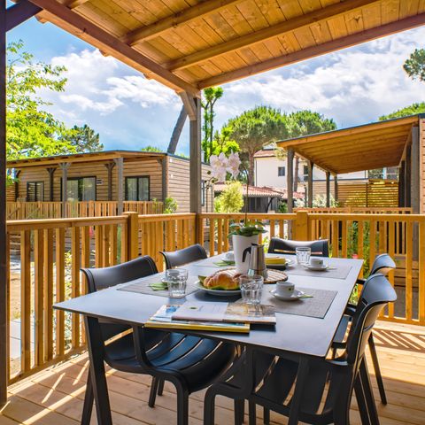Stacaravan 4 personen - Lodge Superieur Gezin