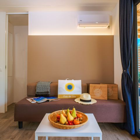 Stacaravan 6 personen - Lodge Superieur Gezin