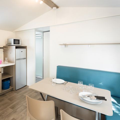 Stacaravan 6 personen - Mobile-home | Comfort XL | 3 slaapkamers | 6 pers. | Verhoogd terras | Airconditioning