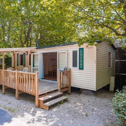 Stacaravan 6 personen - Stacaravan | Klassiek | 2 Slaapkamers | 4/6 Pers. | Verhoogd terras