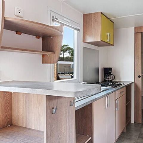 Stacaravan 6 personen - Stacaravan | Comfort | 2 Slaapkamers | 4/6 Pers. | Single terras
