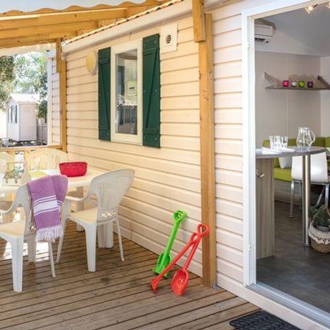 Stacaravan 6 personen - Familie + 2 slaapkamers