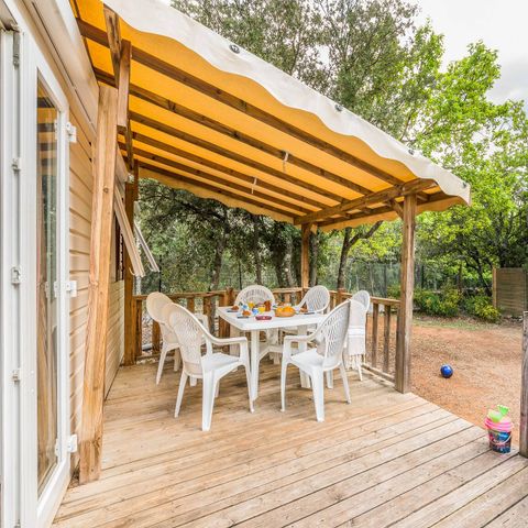 Stacaravan 6 personen - Stacaravan | Klassiek | 2 Slaapkamers | 4/6 Pers. | Verhoogd terras
