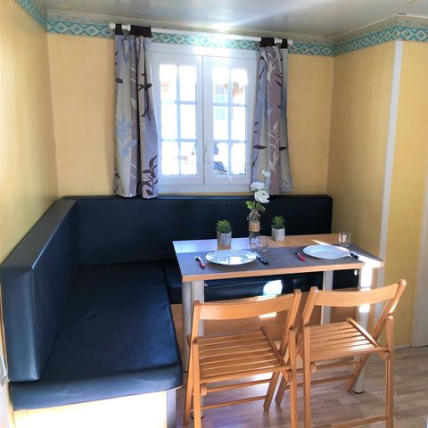 Stacaravan 4 personen - FARNIENTE (2 volwassenen + 2 jonge kinderen)