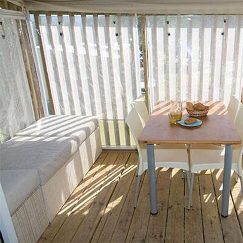 Lodge 5 personen - Hybrid Lodge Tent | 2 Slaapkamers | 4/5 Pers. | 1 Badkamer | Klimaat.