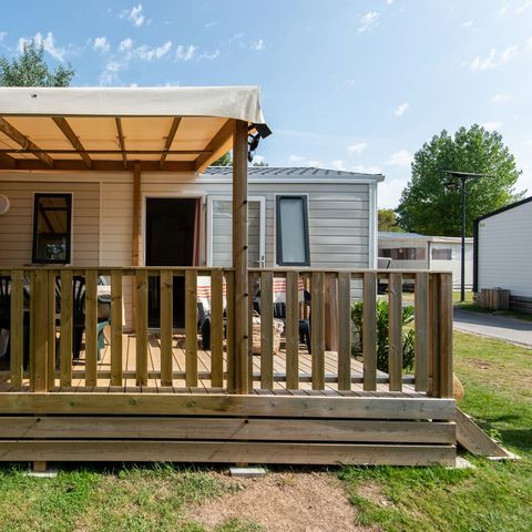 Stacaravan 5 personen - COTTAGE - 2 Slaapkamers - TV