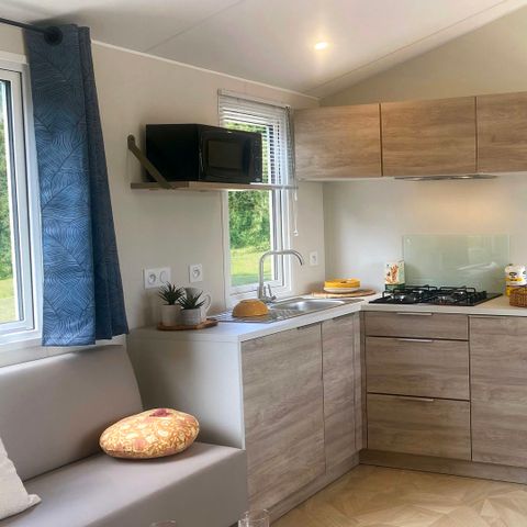 Stacaravan 8 personen - 8p - Cottage Tribu CONFORT met airconditioning