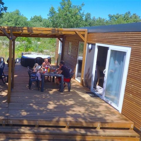Stacaravan 6 personen - FAMILIE MOBILUXE