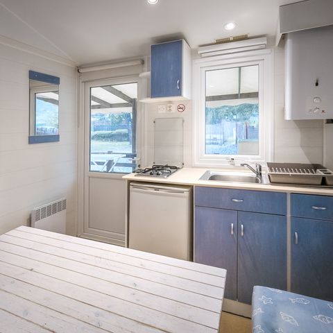 Stacaravan 2 personen - Vésubie zonder airconditioning zonder TV (20m²)
