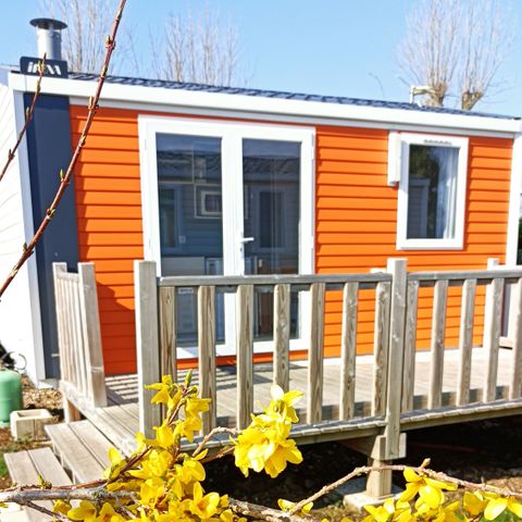 Stacaravan 2 personen - Cahita Standaard 17.8m² (1 slaapkamer) + TV + Terras