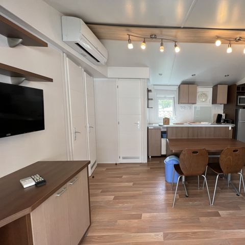 Stacaravan 5 personen - 3 slaapkamers - CLIM - TV