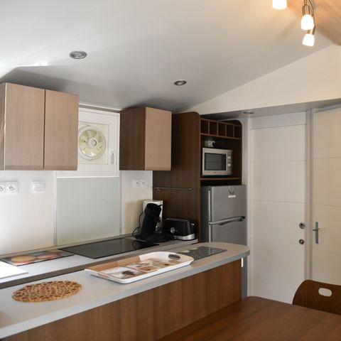 Stacaravan 5 personen - 3 slaapkamers - CLIM - TV