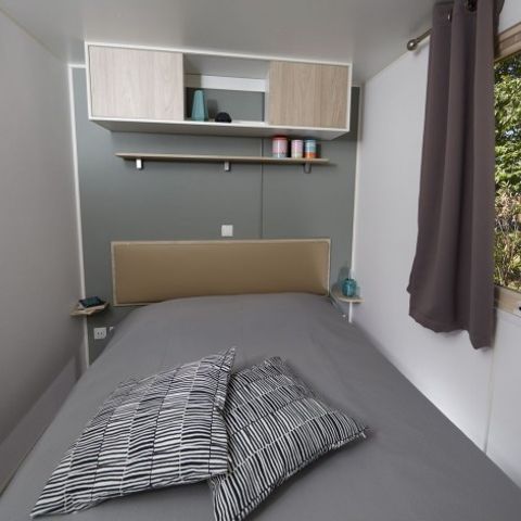 Stacaravan 6 personen - Stacaravan Homair Vacances op camping St Aygulf-Plage Comfort | 3 slaapkamers | 6 pers | Single terras | Airconditioning