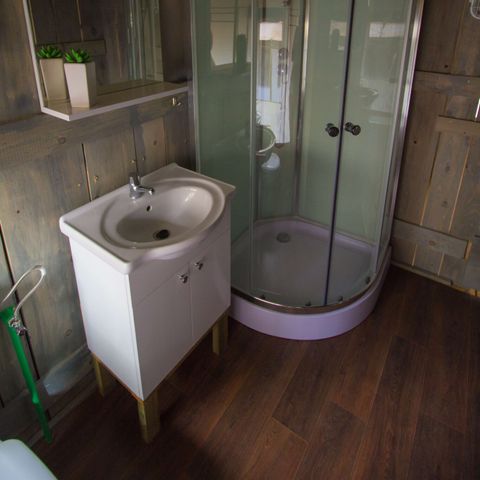 Safaritent 5 personen - Sanitair - Airco - 5P