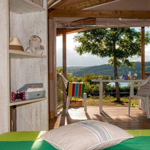 Safaritent 5 personen - Eco Lodge Tent | 2 Slaapkamers | 4/5 Pers. | Single terras