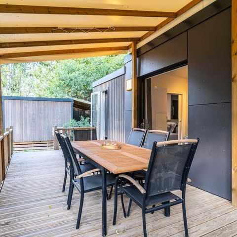 Stacaravan 6 personen - Cottage 4 Kamers 6 Personen Airconditioning + TV