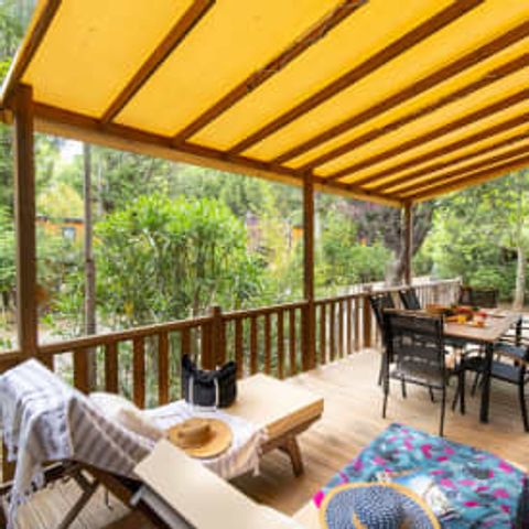 Stacaravan 4 personen - Vakantiehuis Azur 4p 2bed ****
