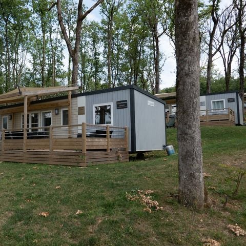 Stacaravan 8 personen - Premium | 3 slaapkamers | 6/8 Pers | Verhoogd terras | Airconditioning