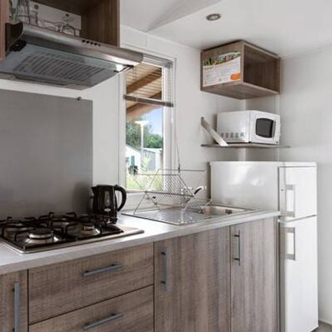 Bungalow 4 personen - Stacaravan | Klassiek | 2 Slaapkamers | 4 Pers. | Single terras