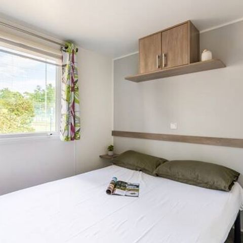 Bungalow 6 personen - Stacaravan | Comfort | 2 Slaapkamers | 4/6 Pers. | Overdekt verhoogd terras