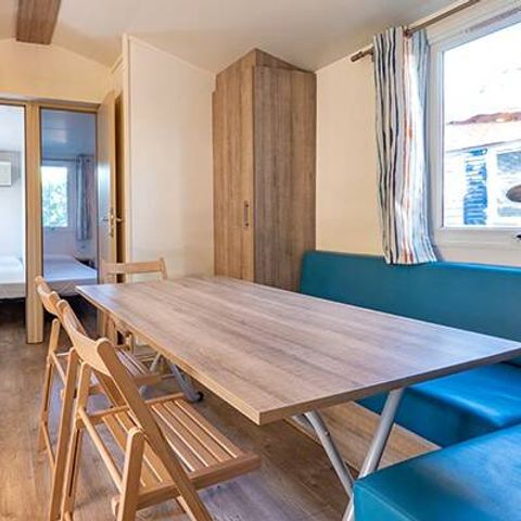Bungalow 8 personen - Stacaravan | Comfort | 3 Slaapkamers | 6/8 Pers. | Overdekt verhoogd terras