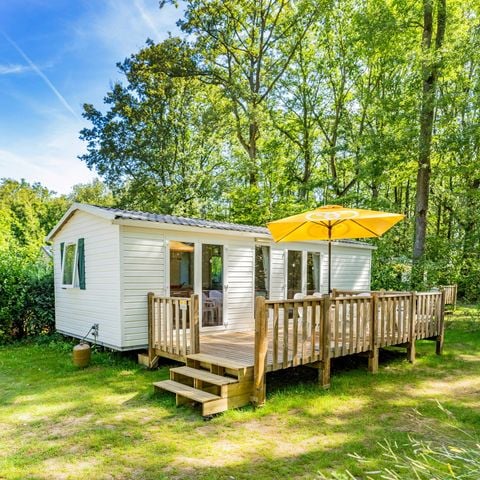 Bungalow 8 personen - Stacaravan | Comfort | 3 Slaapkamers | 6/8 Pers. | Overdekt verhoogd terras