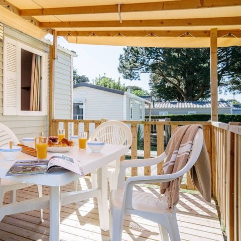 Stacaravan 6 personen - Stacaravan | Klassiek | 3 Slaapkamers | 6 Pers. | Verhoogd terras