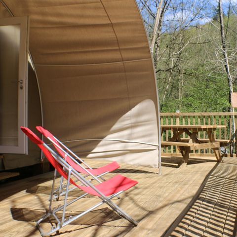 Bungalowtent 4 personen - COCOSWEET zonder sanitair