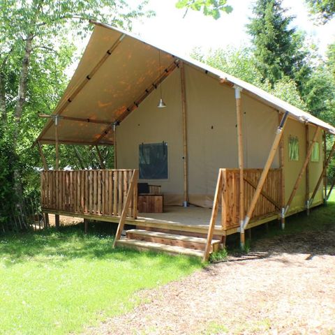 Tent 4 personen - LODGE SAFARI met SPA