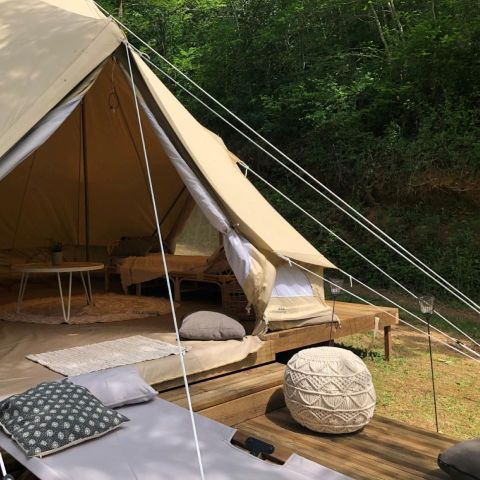 Tent 4 personen - GLAMPEN zonder sanitair