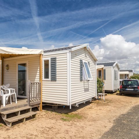 Stacaravan 5 personen - Stacaravan | Comfort | 2 Slaapkamers | 5 Pers. | Verhoogd terras