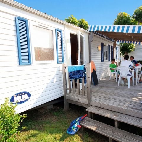 Stacaravan 6 personen - 2 slaapkamers - TV