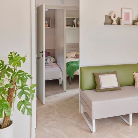 Stacaravan 5 personen - Stacaravan Evasion+ 5 personen 2 kamers 23m² - Stacaravan voor 5 personen