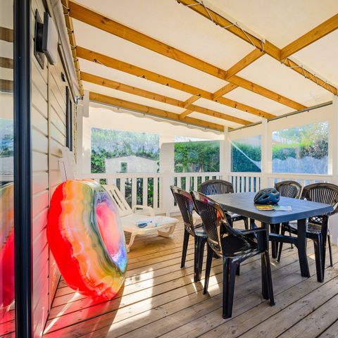 Stacaravan 4 personen - SIGNATURE PRESTIGE 2 sl.k. 4 pers. - 34m2 - overdekt terras